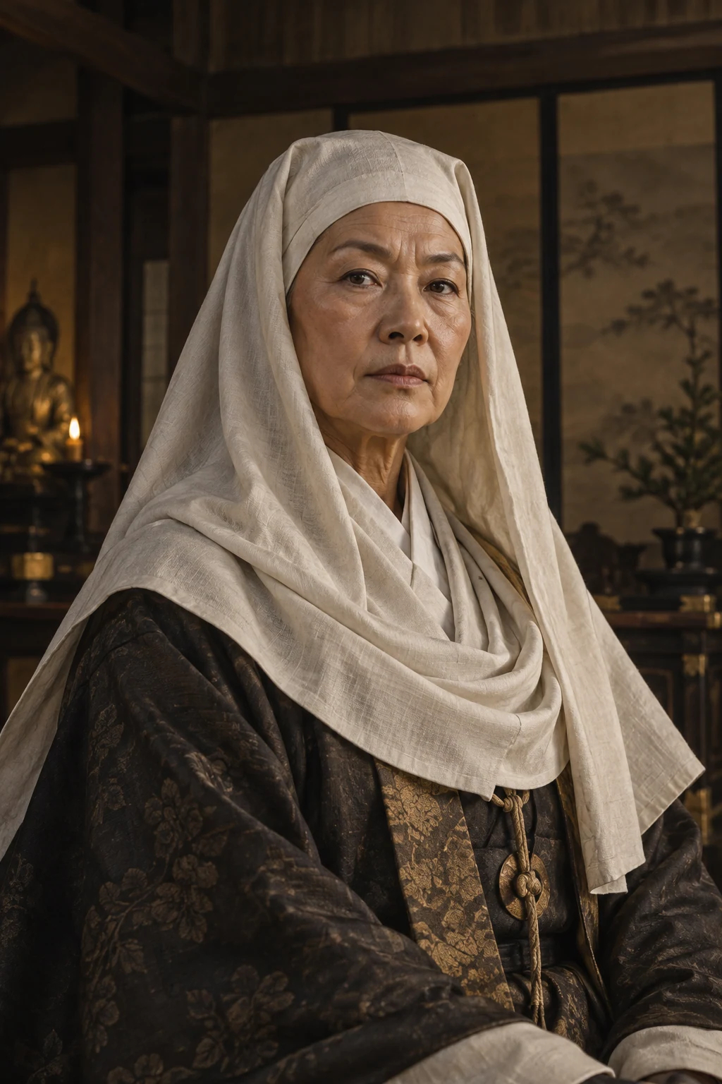 Imagined portrait of Hōjō Masako