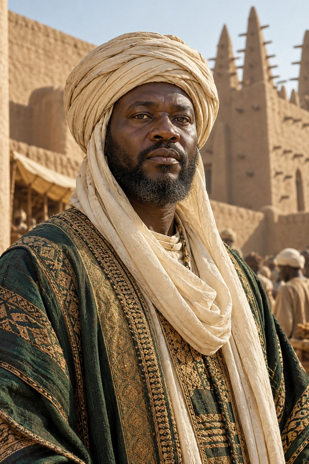 Imagined portrait of Mansa Musa