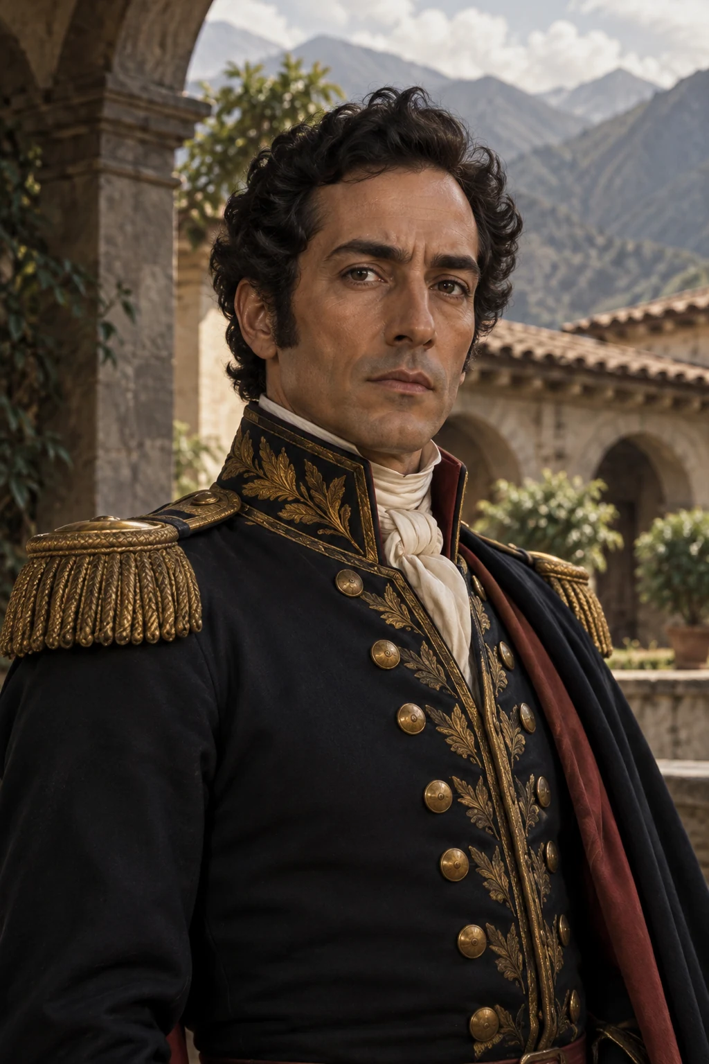 Imagined portrait of Simón Bolívar